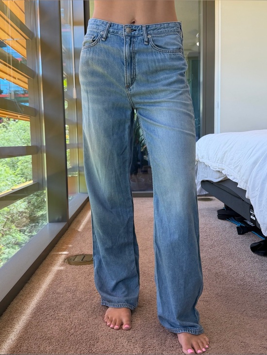 rag & bone Denim - Rag & Bone Logan Mid Rise Wide Leg Featherweight Jeans